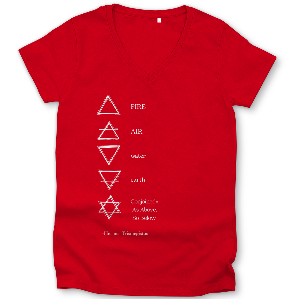 Damen Bio T-Shirt -Elemente-