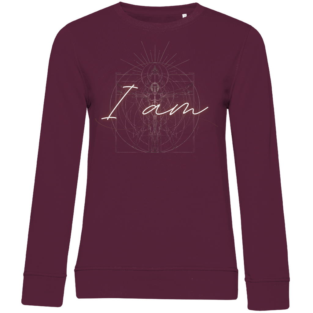 Damen Premium Bio Sweatshirt - I am