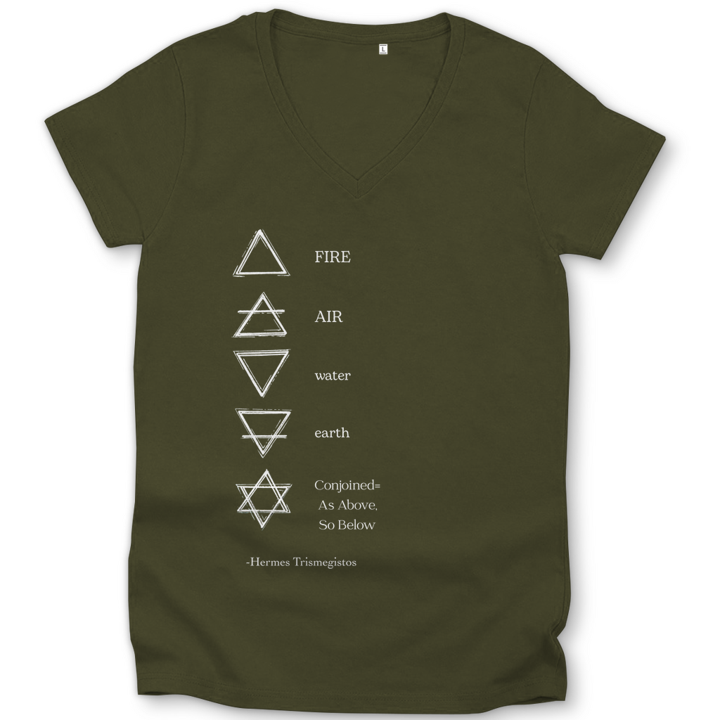 Damen Bio T-Shirt -Elemente-